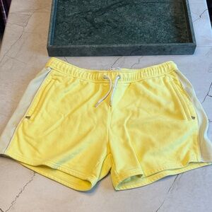 Parke & Ronen Yellow Athletic Men's Shorts